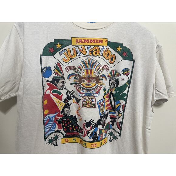 Vintage Disney Jammin Junkanoo Shirt Mens Large Single Stitch 80s Character Fash - Picture 2 of 6